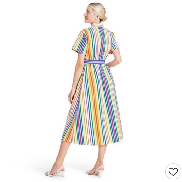 Christopher John Rogers for Target Striped Dress 2 NWT - Picture 10 of 16